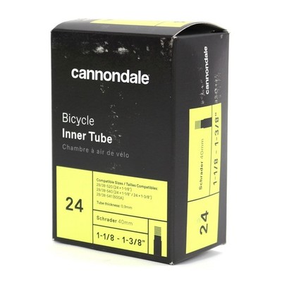 Cannondale 24 x 1-1/8 - 1-3/8'' Schrader Valve 40mm Tube CP8401U1042