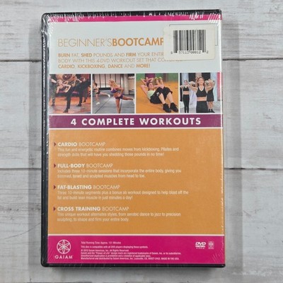 Workout Set Beginner Bootcamp 4-Disc Cardio Full-Body Cross
