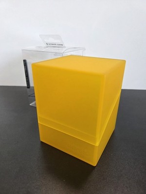 Ultimate Guard Boulder 100+ Deckbox Hartplastik MTG Pokemon (Gelb)