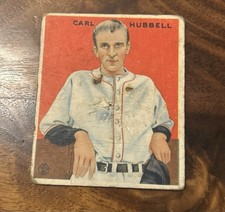 1933 Goudey #234 Carl Hubbell Hall of Fame New York Giants