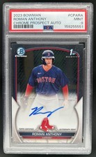 2023 Bowman Roman Anthony Chrome Auto 1st Prospect #CPA-RA Red Sox PSA 9