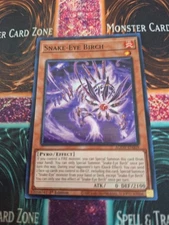 Yugioh Snake-Eye Ash AGOV-EN007 Super Rare 1st Edition Near Mint