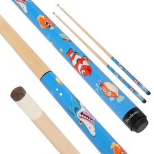 Kids Short Pool Cue Set of 2, Canadian Maple Wood, 4 Sizes 36/42/48/52 Inch ...