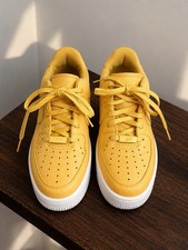 Nike Air Force 1 Low Top Lace Up Sneakers Yel...