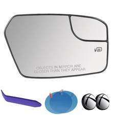 EAP Passenger Side Mirror Glass Compatible with Ford Fusion 2011-2012, Lincol...