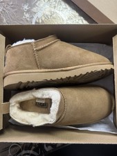 UGG Women's Classic Micro Boot Chestnut Size UK 6 EU 39 Brand New