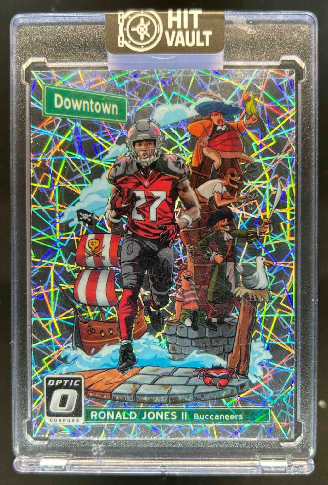 2018 Donruss Optic Ronald Jones II Downtown SSP RC #DT-20 Buccaneers