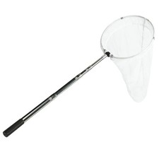 Insect and Butterfly Net with 12" Ring, 24" Net Depth, Strong Stainless Teles...