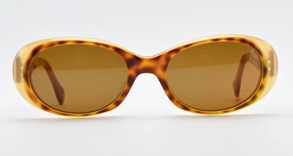 Alain Mikli Brown Oval Sunglasses for Women for sale | eBay display picture 2