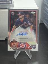 2023 Topps Chrome Update Series - Autographs Jake Alu #AC-JAL (AU, RC)