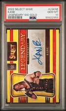 2022 Select WWE Kane Gold Legendary Signatures 02/10 PSA 10