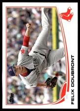 Felix Doubront 2013 Topps #508 Red Sox MLB READ FREE SHIPPING AutographDen
