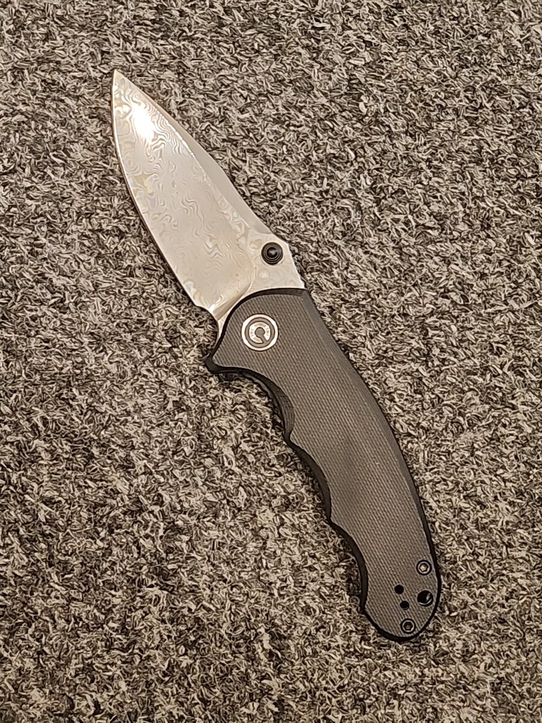 Civivi Hooligan Discontinued C913DS-1 Black G10 Handle Damascus Blade