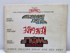 Bubble Bobble - Nintendo NES Manual Instruction Booklet