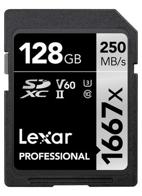 Lexar Professional 1667x SD Karte 128GB SDXC UHS-II