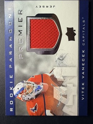 2020-21 Upper Deck Premier - Rookie Paramount JERSEY Relics VITEK VANECEK  #P-VV