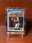 2024 Donruss Rated Rookie Caleb Williams #327 Optic Preview Red Wave Prizm (RC)