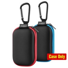 Portable Rectangle Earbuds Carrying Case 2Pack, Organizer for Phone Accessories
