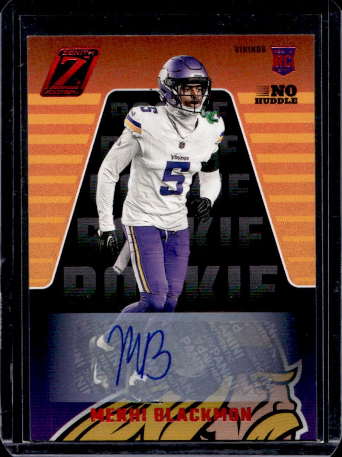 Mekhi Blackmon Panini Zenith #168 Autograph-No Huddle