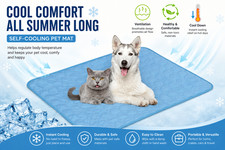 Cooling Dog Mat Self Cooling Pet Pad for Dogs Cats Summer Bed Ice Blanket