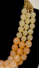 VTG-Style 3-Strand Beaded Statement Necklace  16-20” China 2005 — photo 4