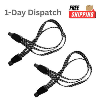 2Pcs Bike Bungee Cords  Elastic Strap Rope w/ Hooks for Bicycle Luggage