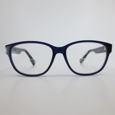 Escada VES 376 098M Dark Blue Cream Designer Eyeglass Frames Italy 52-16-140
