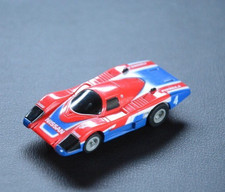 AFX Nissan March 86G NISMO Red/Blue 4 HO Scale Racing Slot Car Used