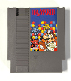 Dr. Mario (Nintendo NES, 1990) w/ Manual, Poster & Box