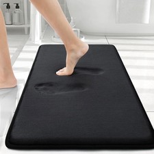 Memory Foam Bath Mat 30x20, Extra Soft and Absorbent Bathroom Mats, Non Slip ...