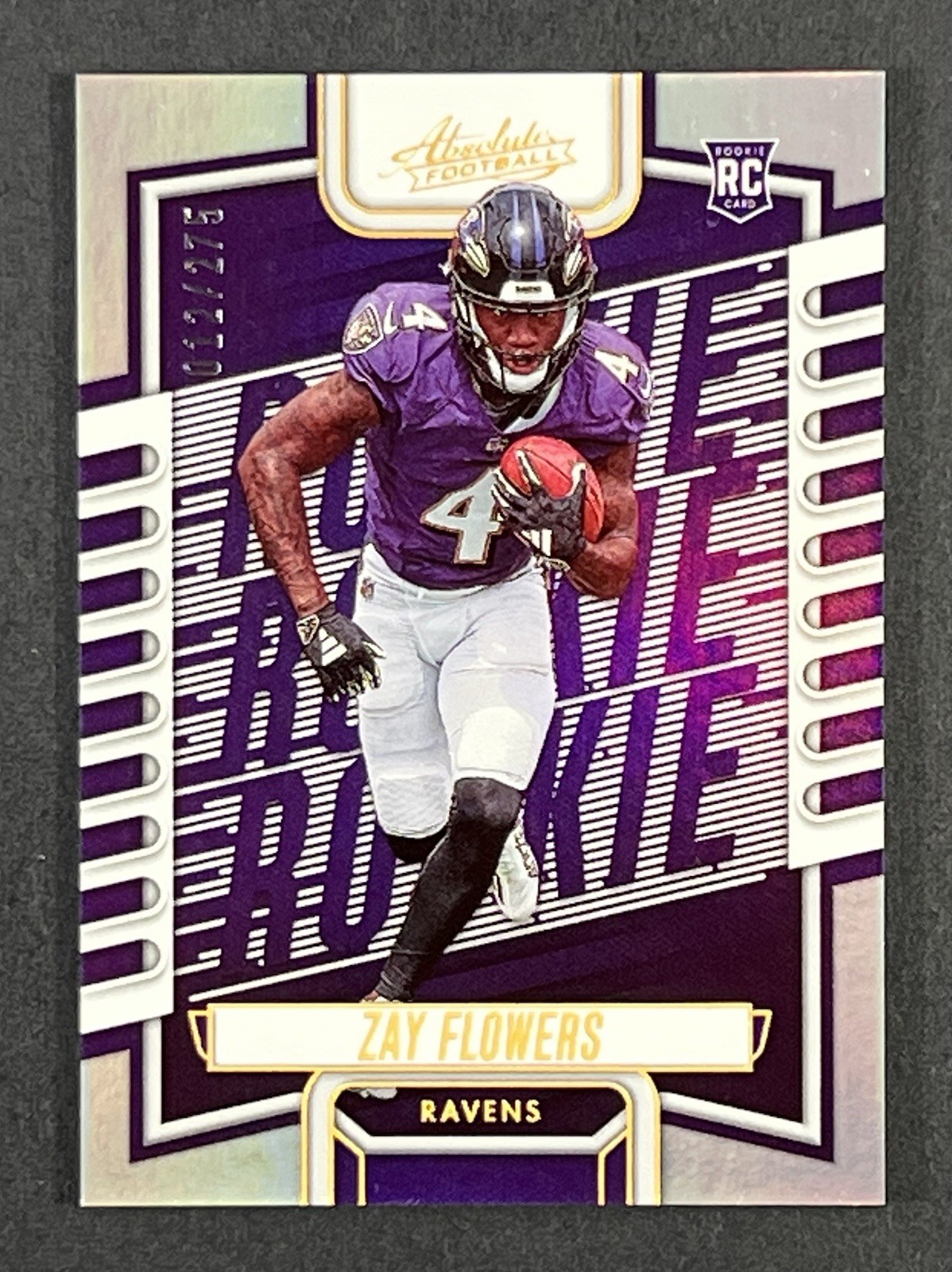 2023 Panini Absolute Rookies Spectrum /275 Zay Flowers #111 Rookie RC