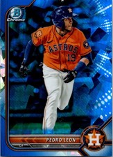 2021 Bowman Draft Sapphire Edition #BDC-92 Pedro Leon