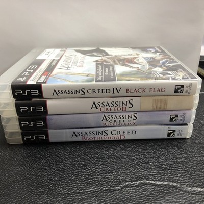 J4 Ubisoft Assassin s Creed Lot (4) - PlayStation 3 - Black Flag, Brotherhood