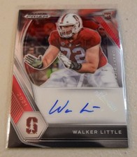 2021 PRIZM DRAFT WALKER LITTLE RC AUTO SILVER PRIZM #DPA-WAL STANFORD