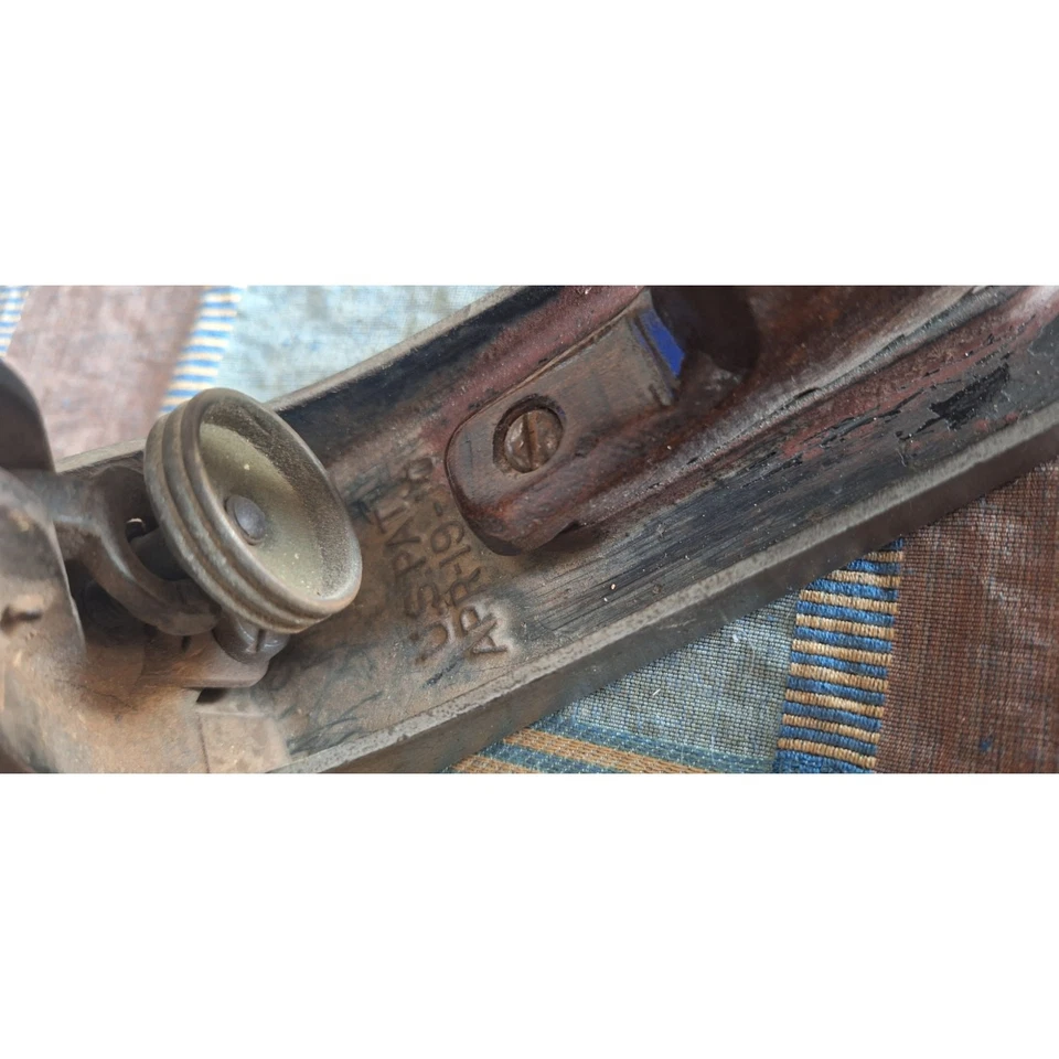 Stanley Bailey no. 5 aviones - Base plana hecha en EE. UU. n.º 5, 14" - Patente 19/04/1910 ¡Bonito! Foto 4 de 4