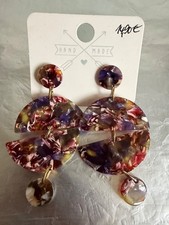 Super Statement-Ohrhänger…Handmade in Hamburg...Resin…Multicolor