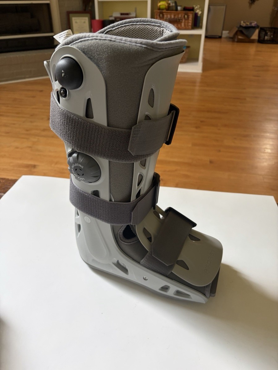 Aircast AirSelect Walker Boot Medium Gray Walking Brace Medical