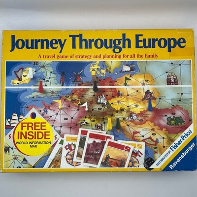 Ravensburger Brettspiel Reise durch Europa vollständig