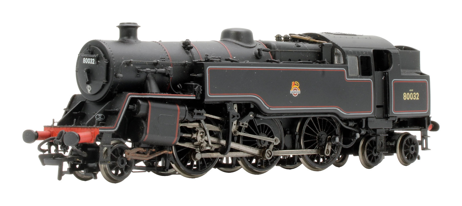 BACHMANN 'OO GAUGE' 32-352 BR LINED BLACK STANDARD CLASS 4MT 80032 STEAM LOCO