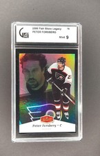 2006-07 Flair Showcase - Upper Level Peter Forsberg #76 GAI 9