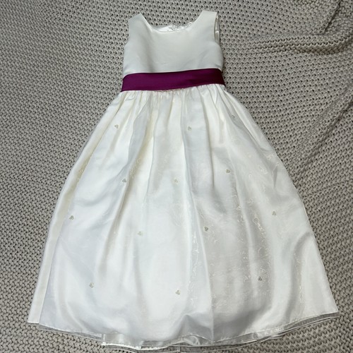 Cinderella Brand Girls Size 10 Off white Flower Girl/communion