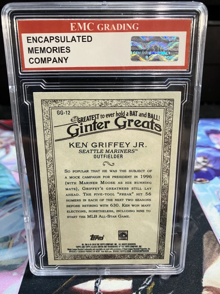 Ken Griffey Jr. 2019 Topps Allen & Ginter Ginter Greats #GG-12 PSA 10 - Image 2 of 2