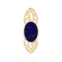 Cavill Lapislazuli AnhäNger 2,7Ct 925 Sterling Silber Vergoldet Oval