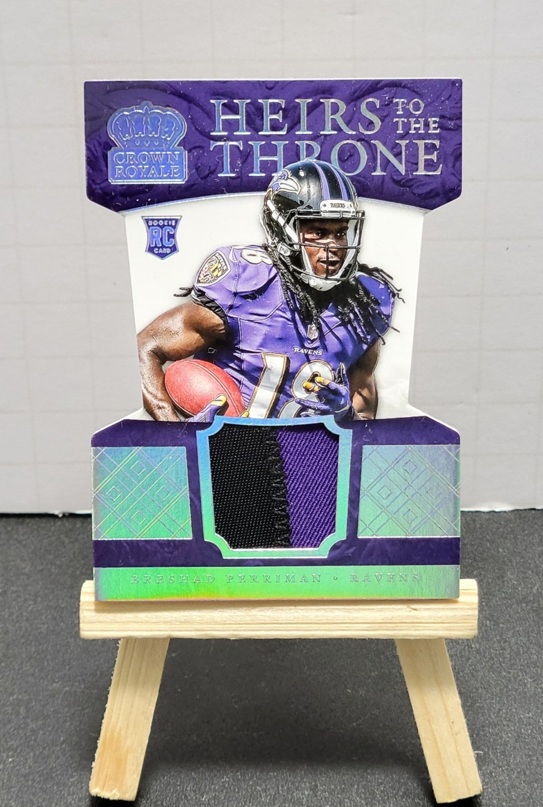 Breshad Perriman Panini Crown Royale Rookie Royalty Memorabilia Die-Cut #BP Silver