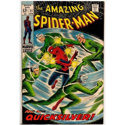 アメージングスパイダーマン #71 クイックシルバー❗️アメコミリーフ Amazing Spider-Man #71 Marvel Comics VF/NM 9.0 | eBay