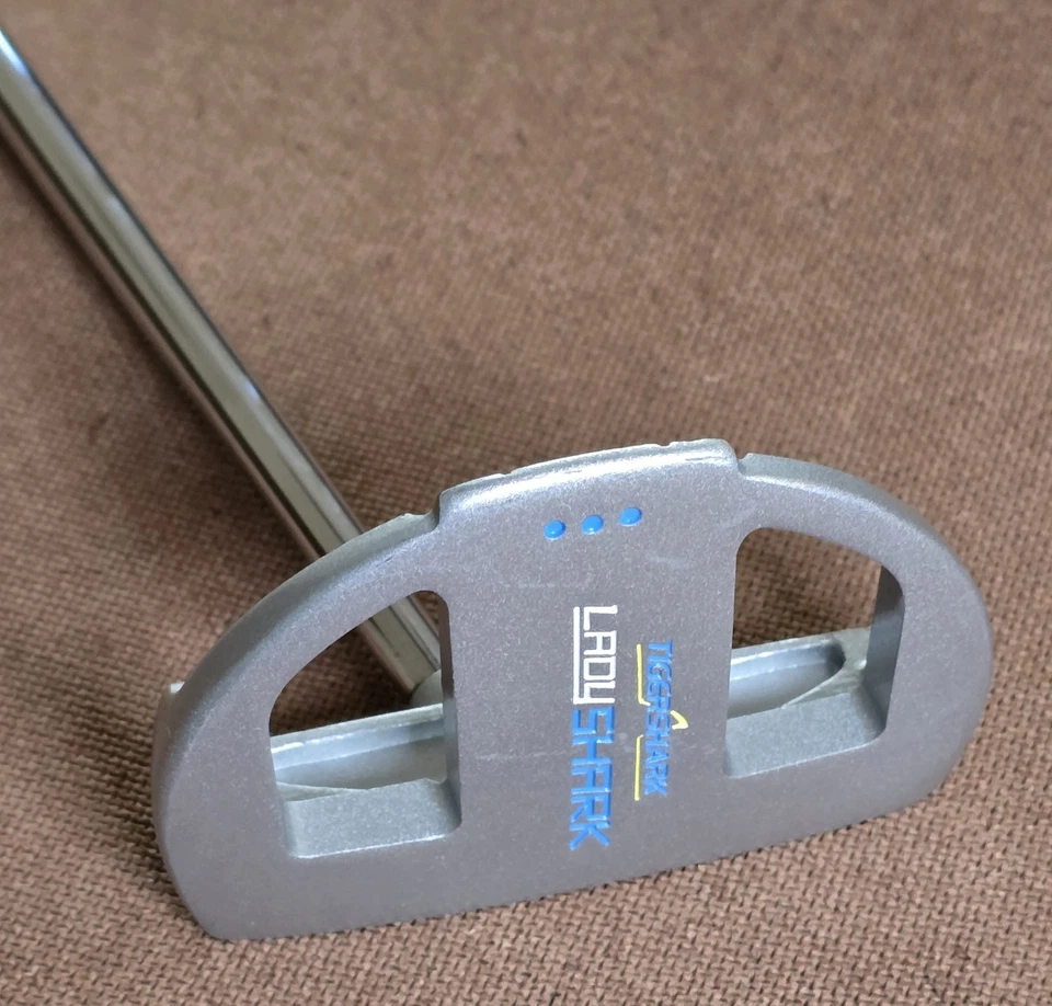 TIGERSHARK Lady Shark Mallet Putter + Cover * EZ Align Unique Design RH Ladies - Image 2 of 4