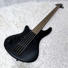 Bajo eléctrico Schecter Stiletto Stealth-5 LH zurdo negro años 2010