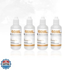 LENSGO Fog Machine Fluid,for LENSGO Smoke Machine,High Density 60ml 4 Bottles