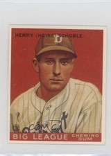 1983 Renata Galasso 1933 Goudey Reprints Heinie Schuble Henry (Heinie) #4 0uf1