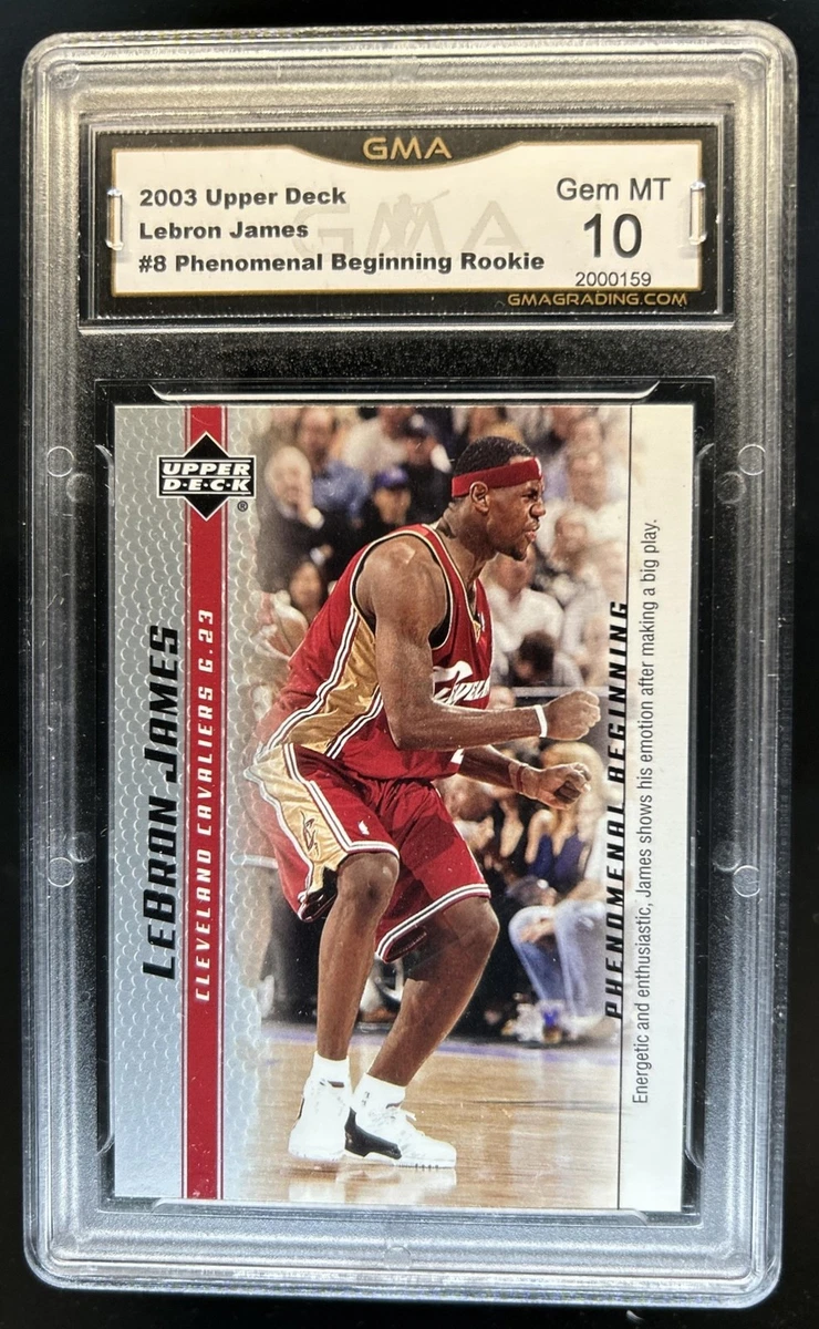 Upper Deck LeBron James 10 Grade Basketball Sports Trading Cards
